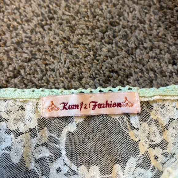 Vintage Lace Knit Slip Dress - Picture 2 of 3